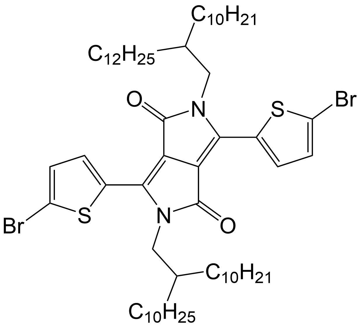 3,6-bis(5-bromothiophen-2-yl)-2,5-bis(2-decyltetradecyl)pyrrolo[3,4-c]pyrrole-1,4(2H,5H)-dione/1224430-28-7